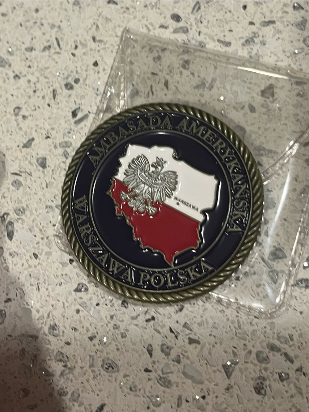 Embassy Challenge Coin Collection-Romania, Poland, Guatemala, Italy, Etc - Picture 13 of 16